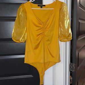 Yellow/Gold Bodysuit